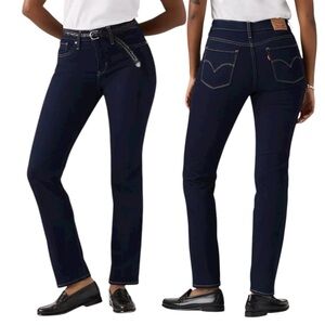 Levi’s 314 Shaping Straight Jeans Dark Wash W26 L32